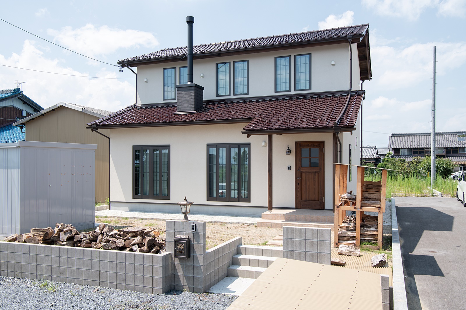 良質の柱で造る家 水川建設